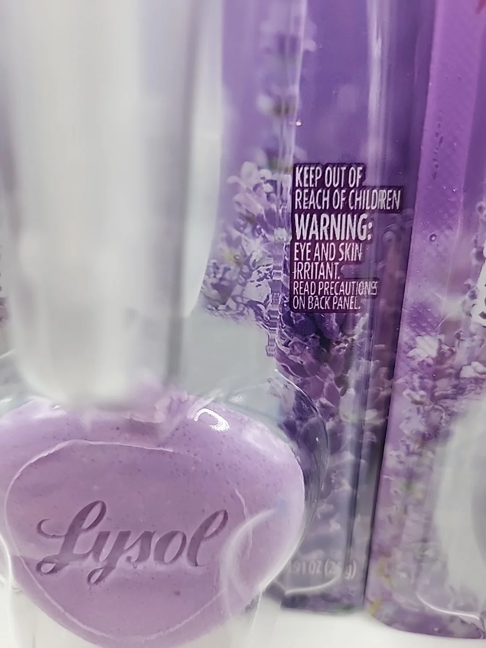 Lysol Lavender Fields Scent Toilet Bowl Cleaner - Purple x2